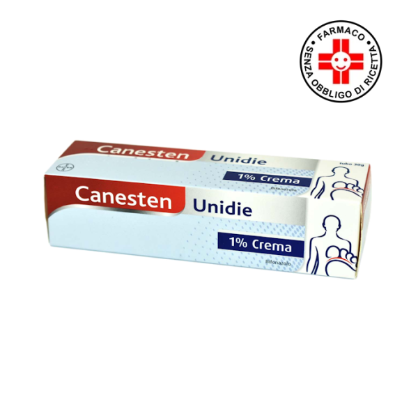 Canesten Unidie Crema Antimicotico Antifungino contro Funghi Micosi Piede d'Atleta, Tubo 30g